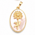 November Flower Charm