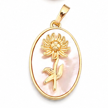 November Flower Charm