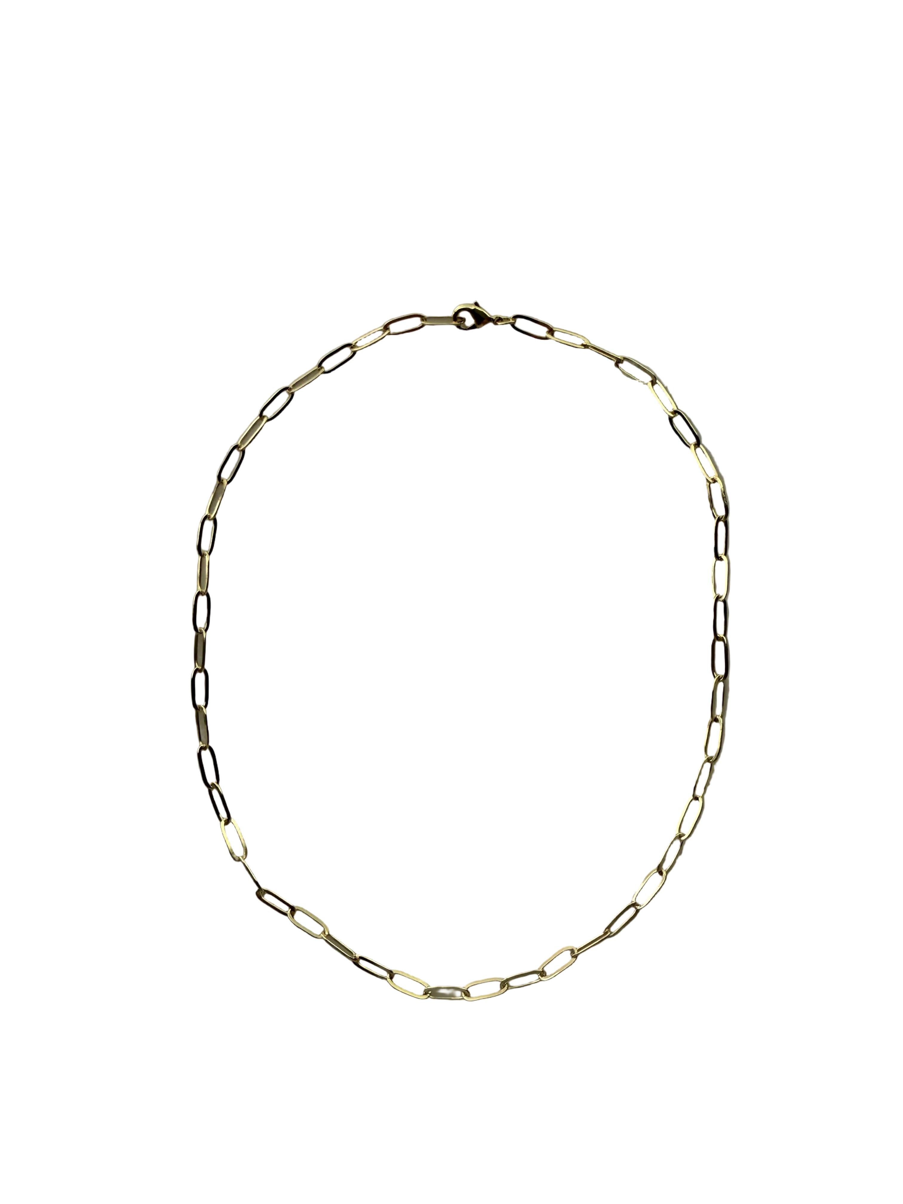 Small Paper Clip Necklace