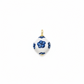 Blue Geometric Flower Charm