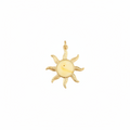 Yellow Sun Charm