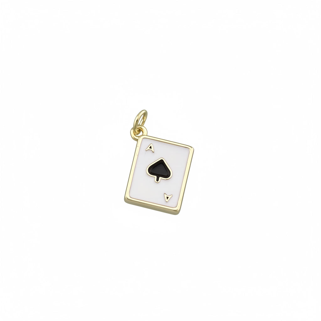 Spade Card Charm