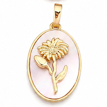 July Flower Charm