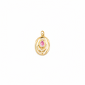 Pink Rose Charm