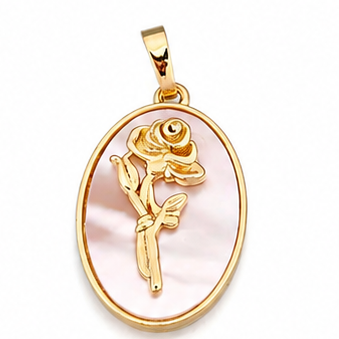 January Flower Charm