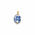 Blue Flower Charm