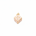 Pink Dice Charm