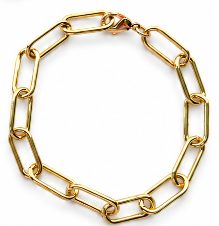 Large Paper Clip Bracelet