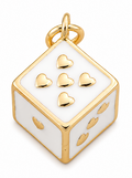 White Dice Charm