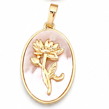 September Flower Charm