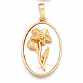 October Flower Charm