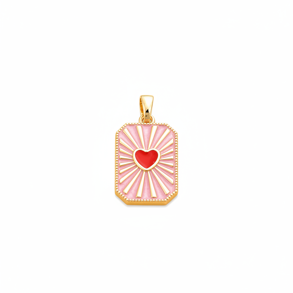 Pink Heart Charm