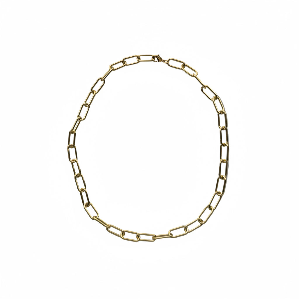 Large Paper Clip Necklace