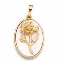 April Flower Charm
