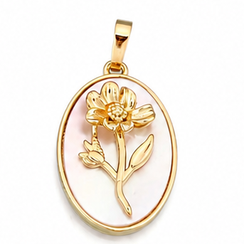 April Flower Charm